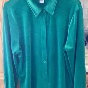 Hasting & Smith Teal Button-Up Shirt